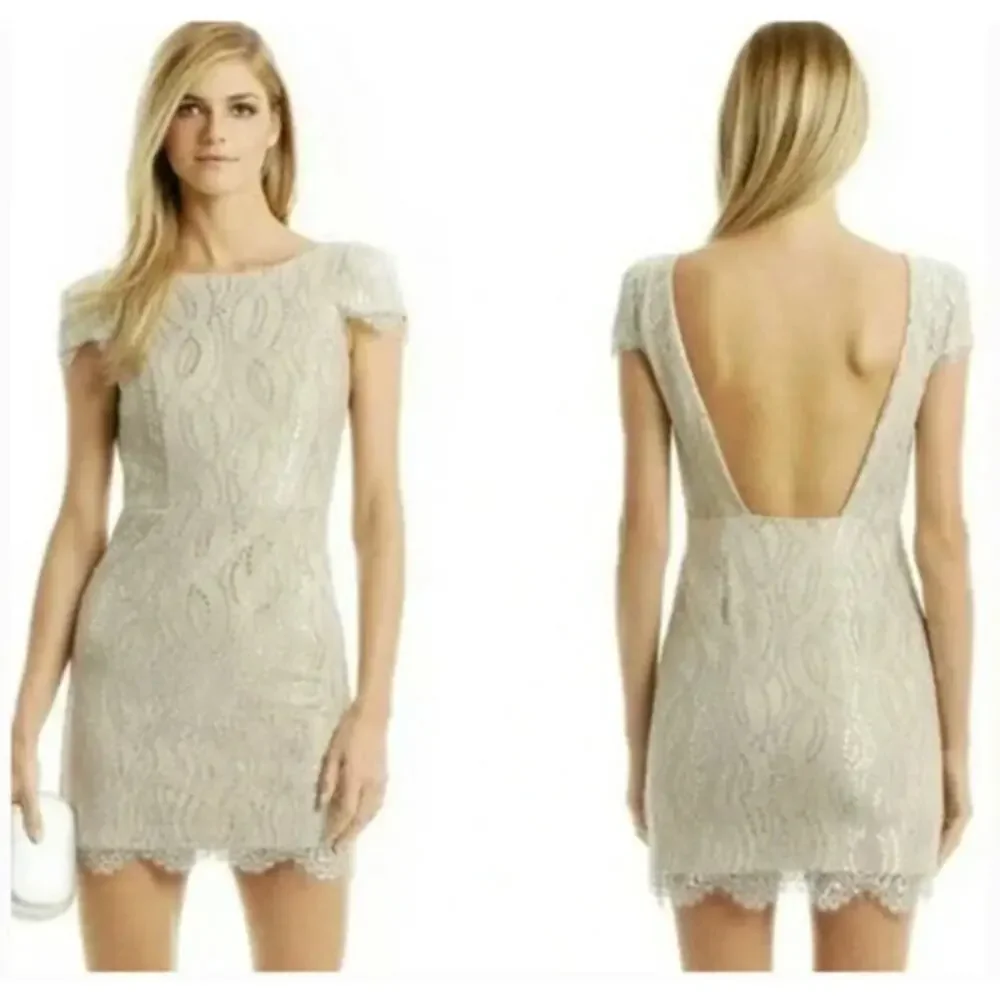 Slate & Willow Madeline Dress Mini Cocktail Cap Sleeve 0 - Picture 2 of 9